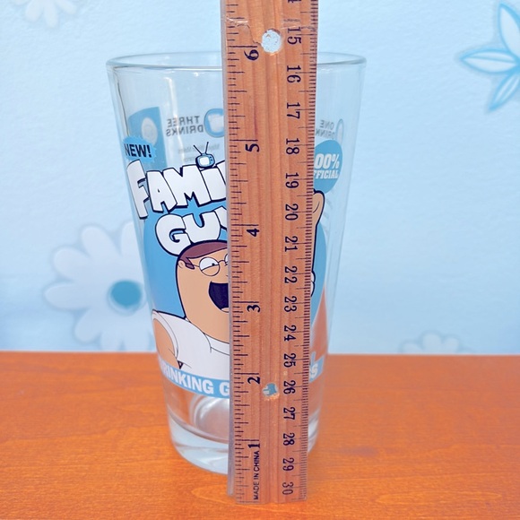 New Family Guy 2014 Drinking Game Pint Glass 100% Official 3 Drinks Made In USA! - Picture 10 of 12